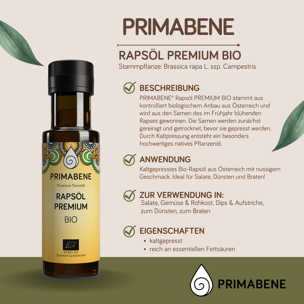 Bild von Rapsöl PREMIUM Bio
